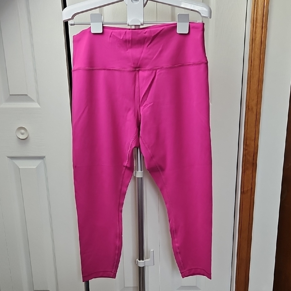 Women's Lululemon Size 18 Fushia Leggings Inner Drawstring